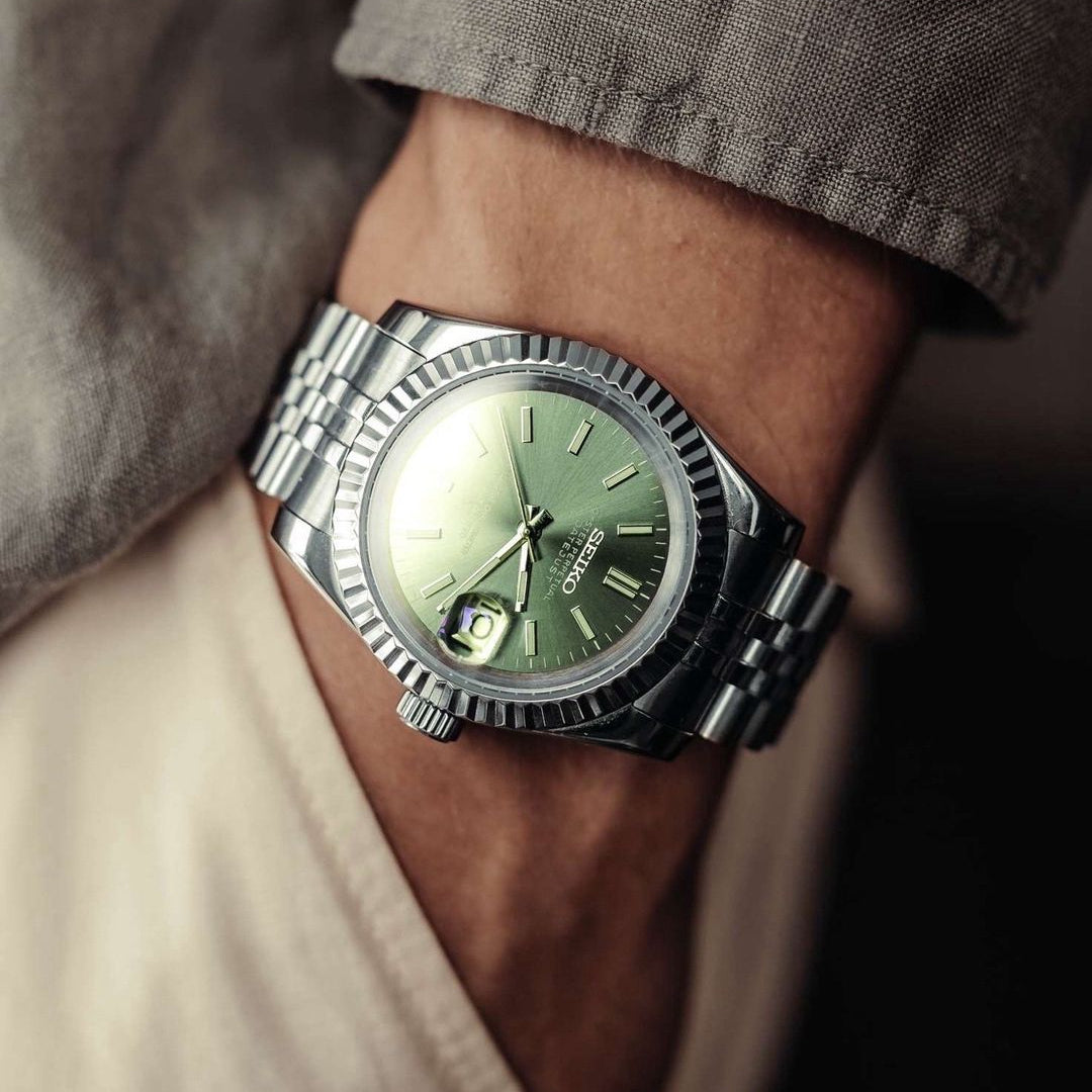 Olive Green Seiko Mod