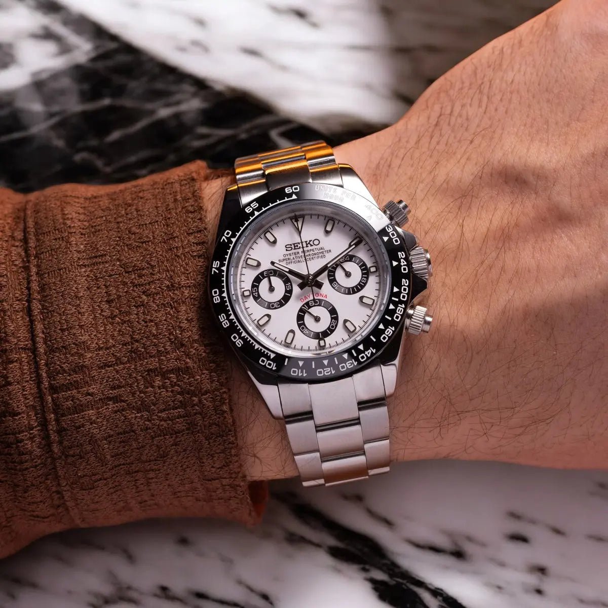 Seiko Mod Daytona | Panda - TWTwatches