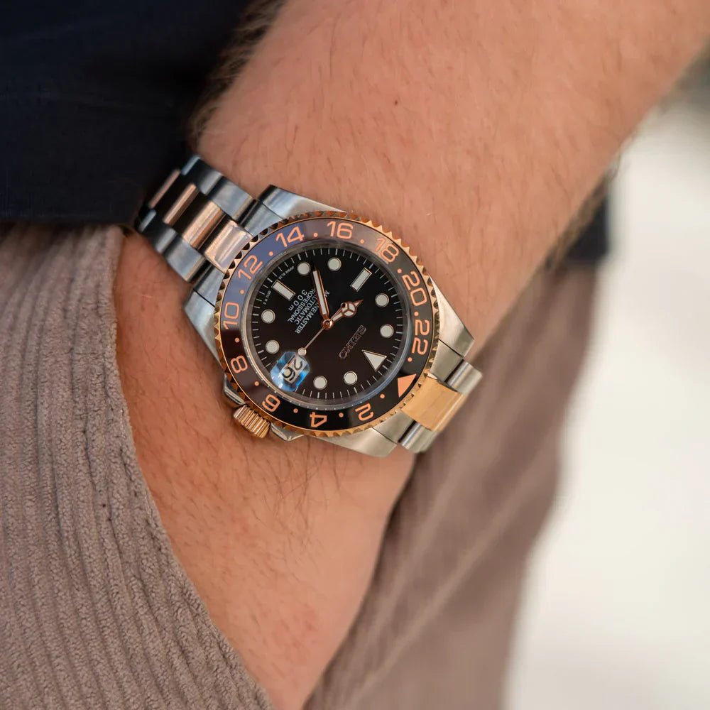 Seiko Mod GMT Rootbeer | Oyster - TWTwatches
