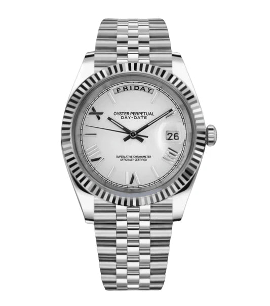 Day - Date Mod Roman | White - TWTwatches