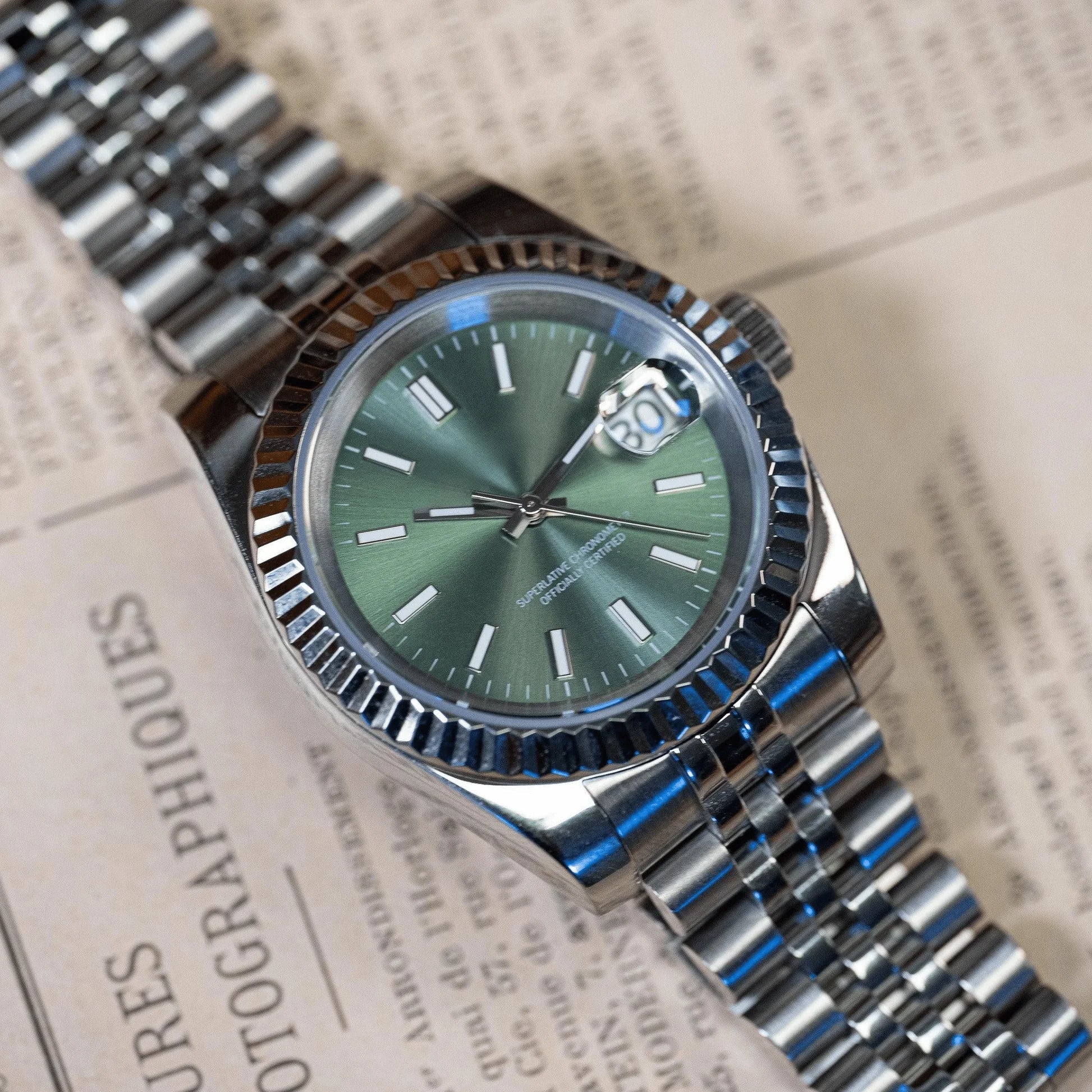 Mod Datejust | Olive Green - TWTwatches