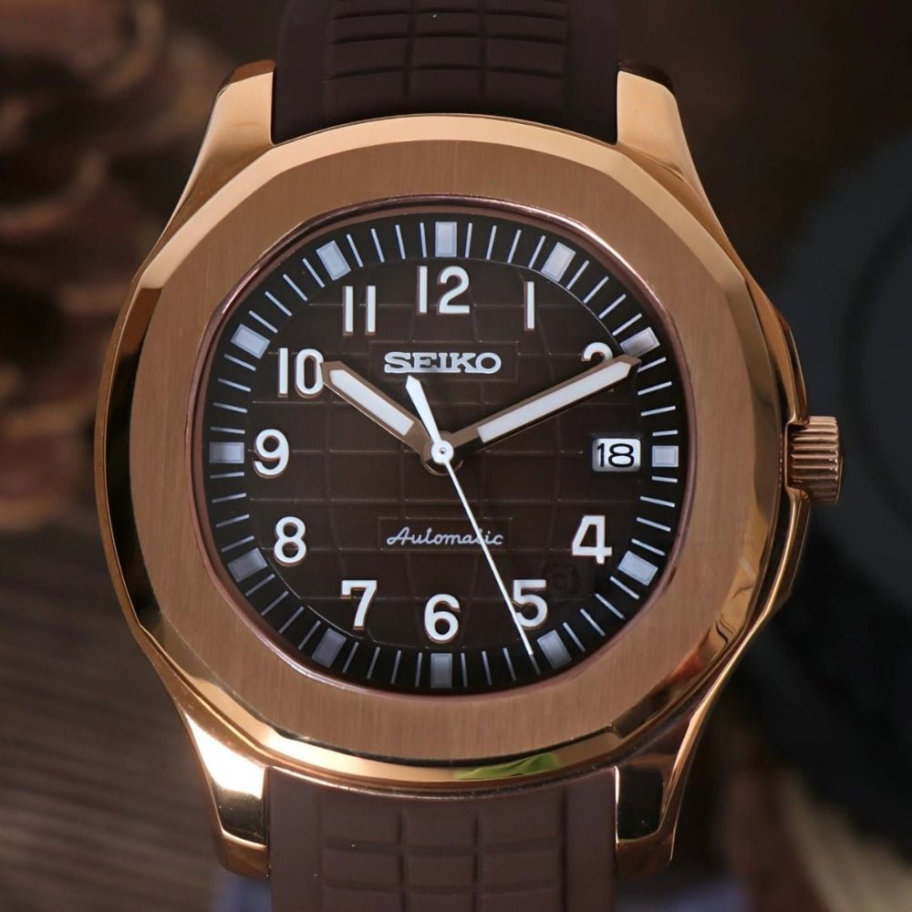 Seiko Mod Aquanaut | Chocolate - TWTwatches