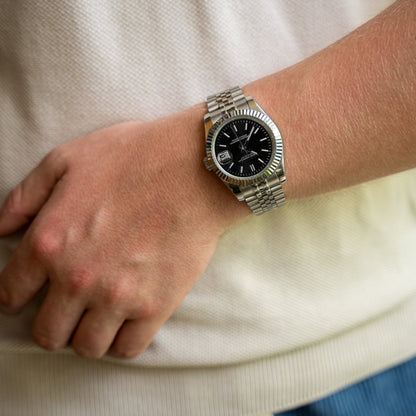 Seiko Mod Datejust | Classic Black - TWTwatches
