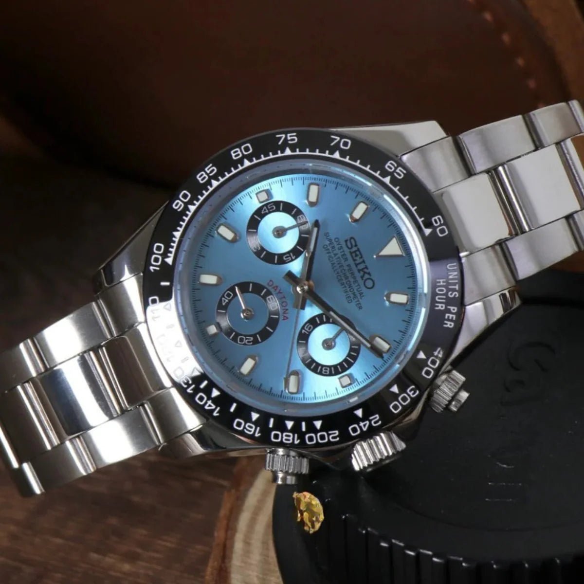 Seiko Mod Daytona | Blue - TWTwatches