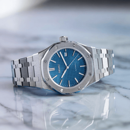 Seiko Mod Royal Oak | Blue - TWTwatches