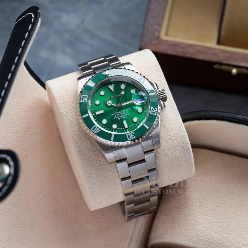 Seiko Mod Submariner | Hulk - TWTwatches