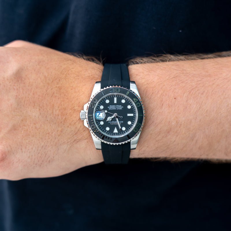 Seiko Mod Submariner Yachtmaster | Black - TWTwatches